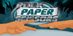 Rock-paper-scissors, test your luck